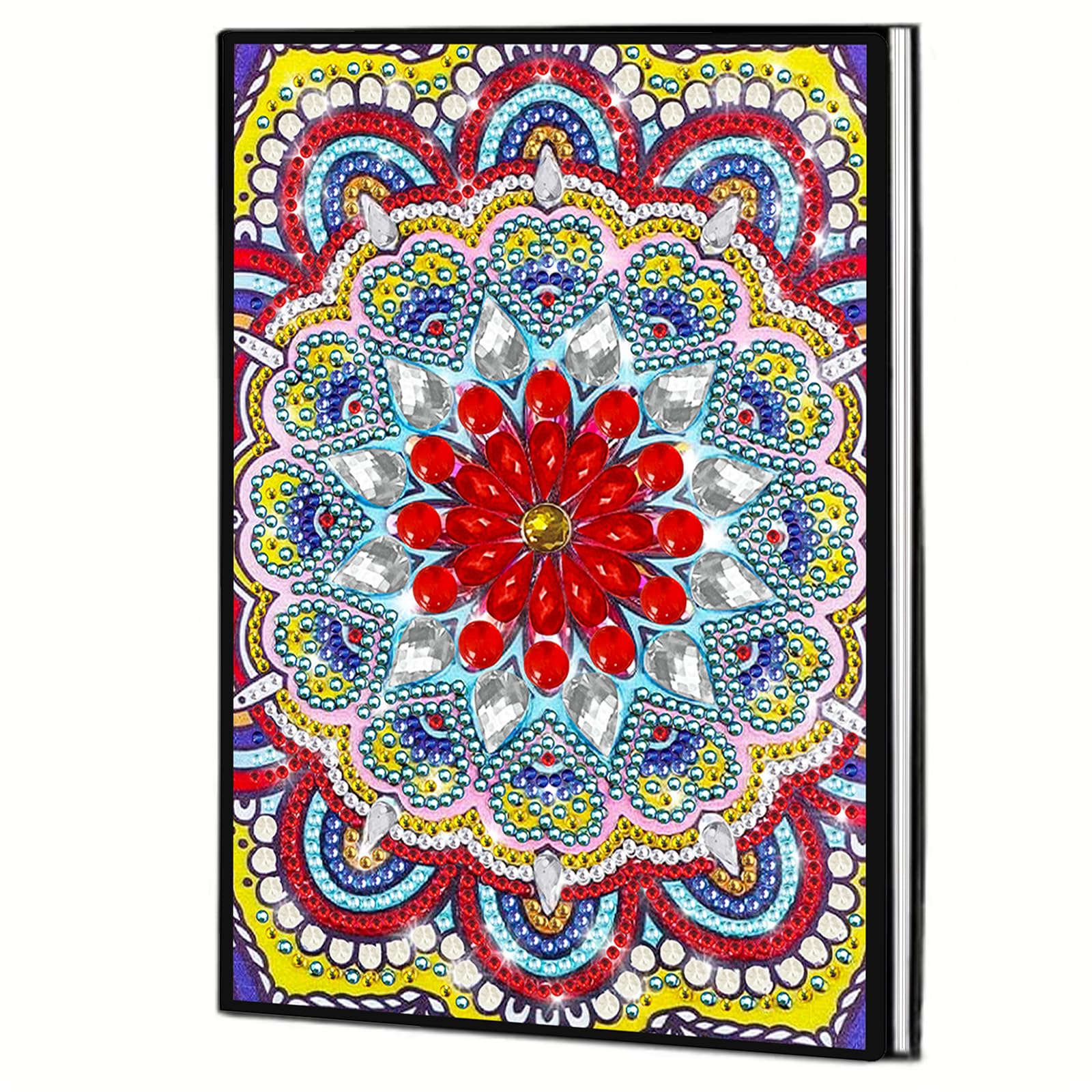Diamond Painting Journals Notebooks Special Shaped with Tools Gem Art Sketchbook PU Diamond Art Hardcover Dairy Book for DIY Gifts and Festive Occasions
