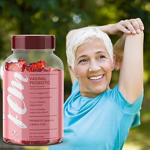 Miniatura 4 de FEM Gomitas probióticas vaginales para mujeres, promueve el equilibrio del pH, el olor vaginal saludable y la salud del tracto urinario