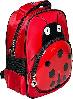 Momlly Kids School Bag with Bright Colors and Fun Graphics - Toddler Size - Durable and Easy to Clean Perfect for Kindergarten and Elementary