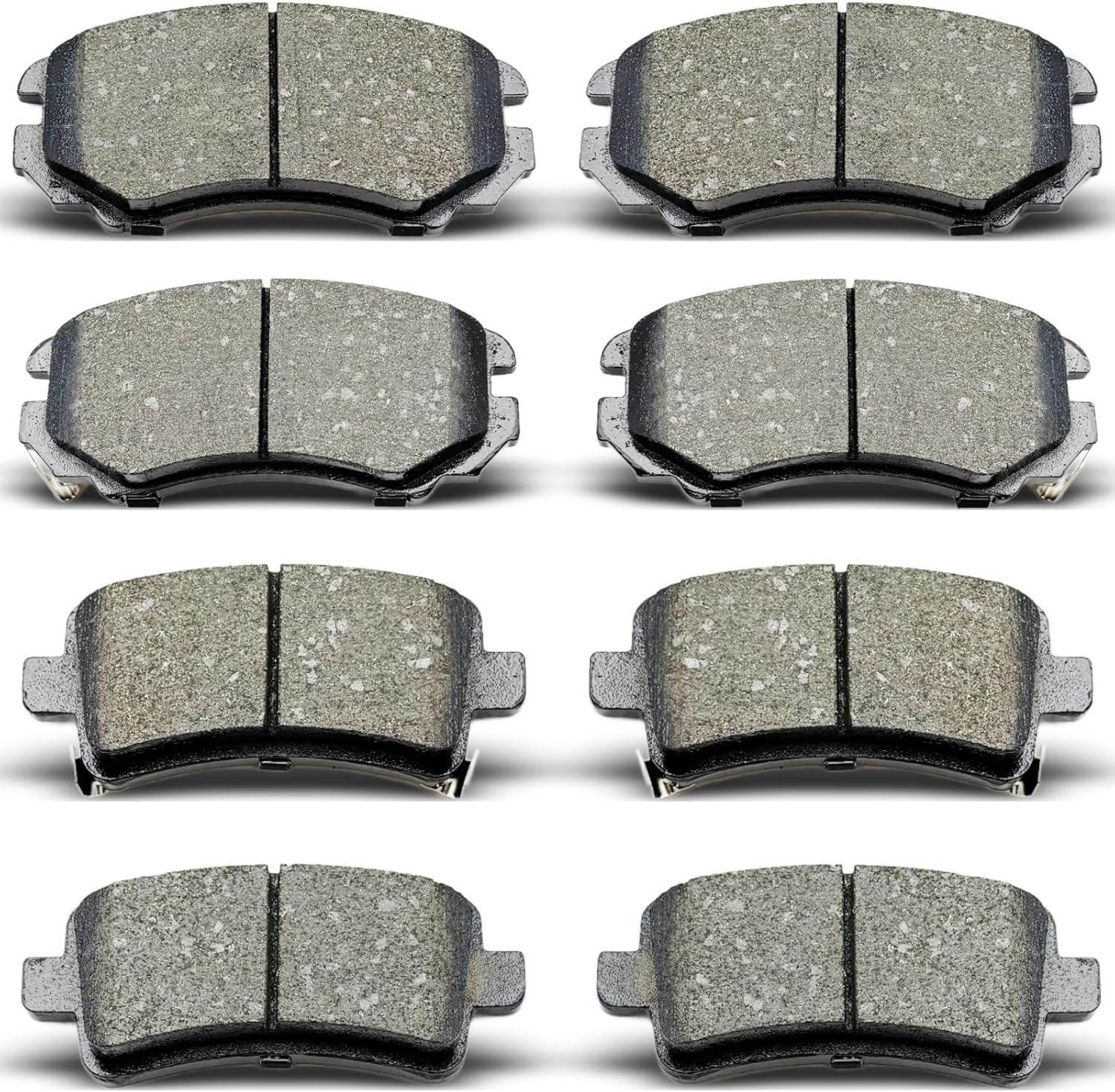 D924 D1430 8pcs Front Rear Ceramic Brake Pads Sets Fit For 2010-2014 Buick LaCrosse,2011-2014 Buick Regal, 2014 Chevrolet Impala,2013-2015 Chevrolet Malibu