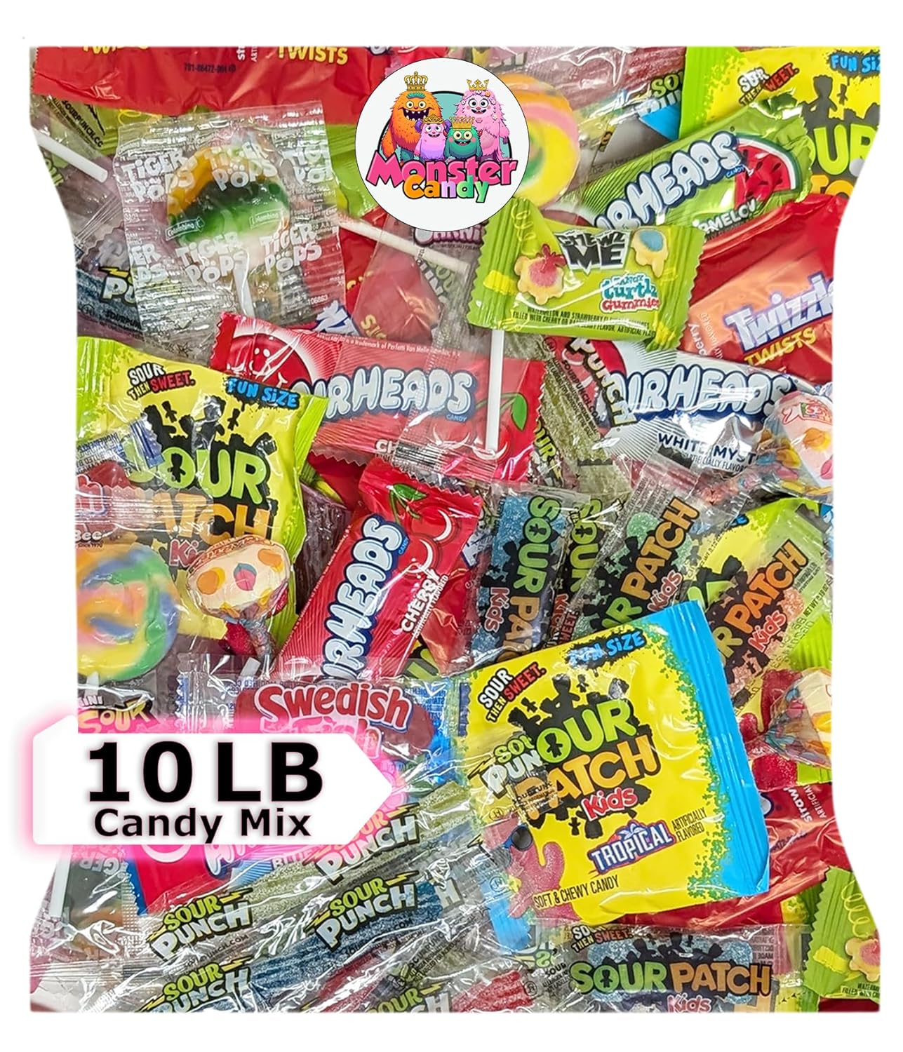 Party Favor Candy Mix - 10 lb Pinata Stuffers Candy Bulk - Goodie Bag Stuffers for Kids Party Favors - Candy Variety Pack - Bulk Candy Bags - Individually Wrapped Candies - Parade - Mother's Day