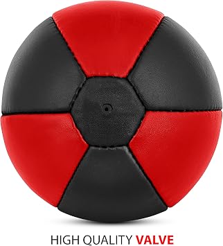 DXM SPORTS Boxing Speed Bag - Leather Speed Bags - Punching Speed Ball - Exercise Workout MMA Speed Bag for Adults