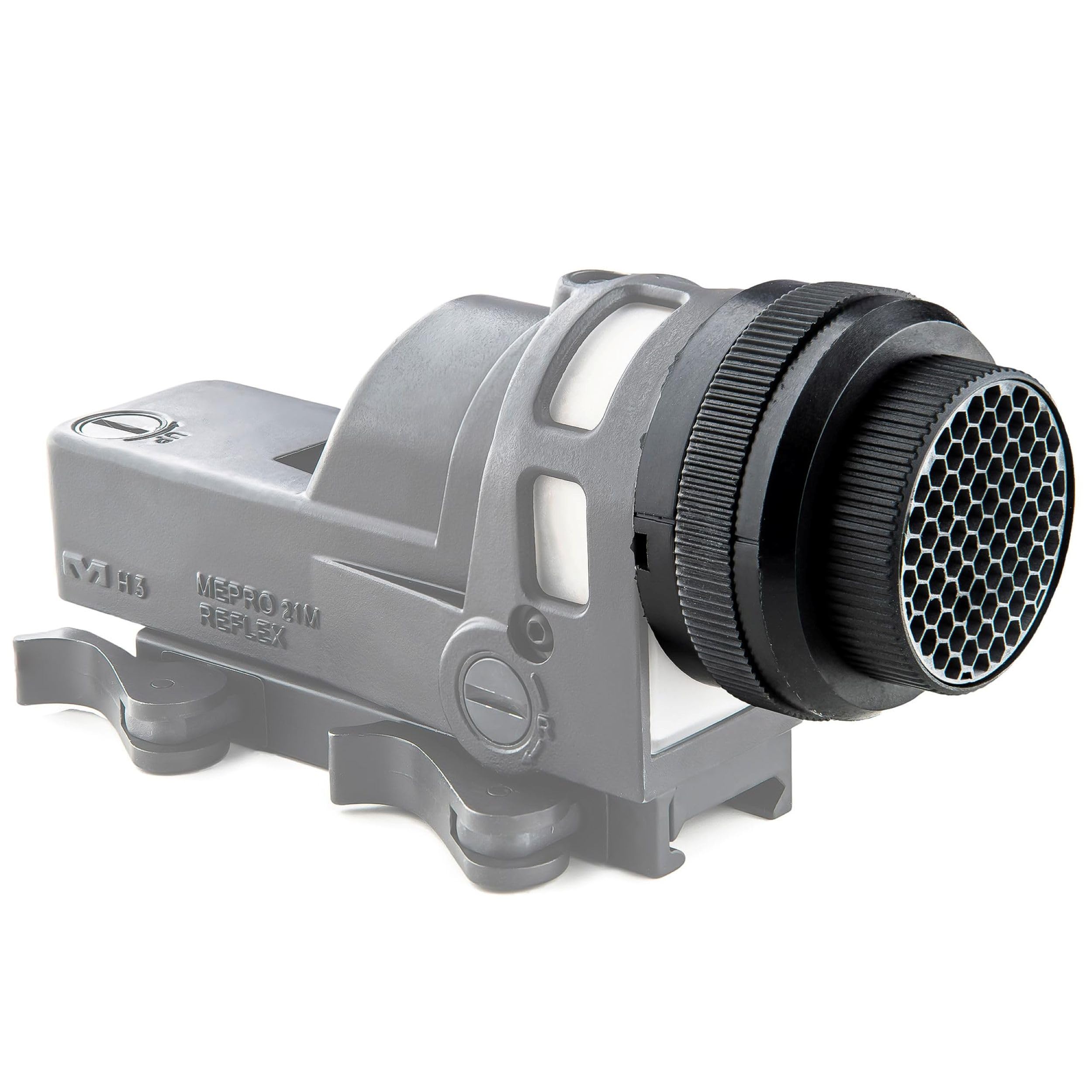 Mepro M21 Rifle Sight Polarizer & Flash Guard Kit for M21 Rifle Red Dot Sight, 19-Level Dimming, Lens Protection, Glare Reduction, Enhanced Reticle Clarity