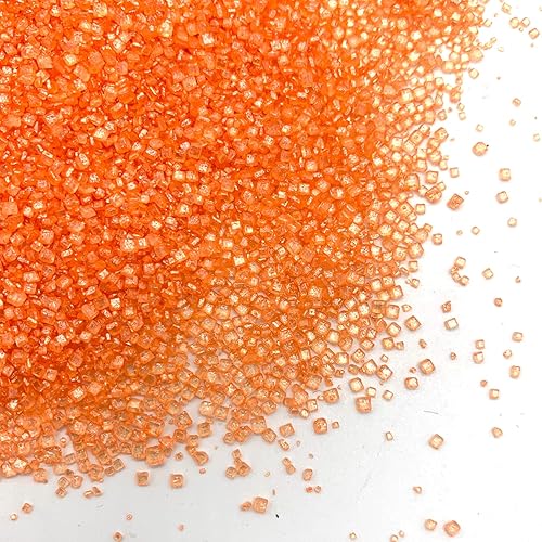 Miniatura 2 de Decoración comestible de azúcar de lijado naranja para cupcakes, celebraciones, perlas de caramelo, frasco, boda, fiesta, pastel, postre,