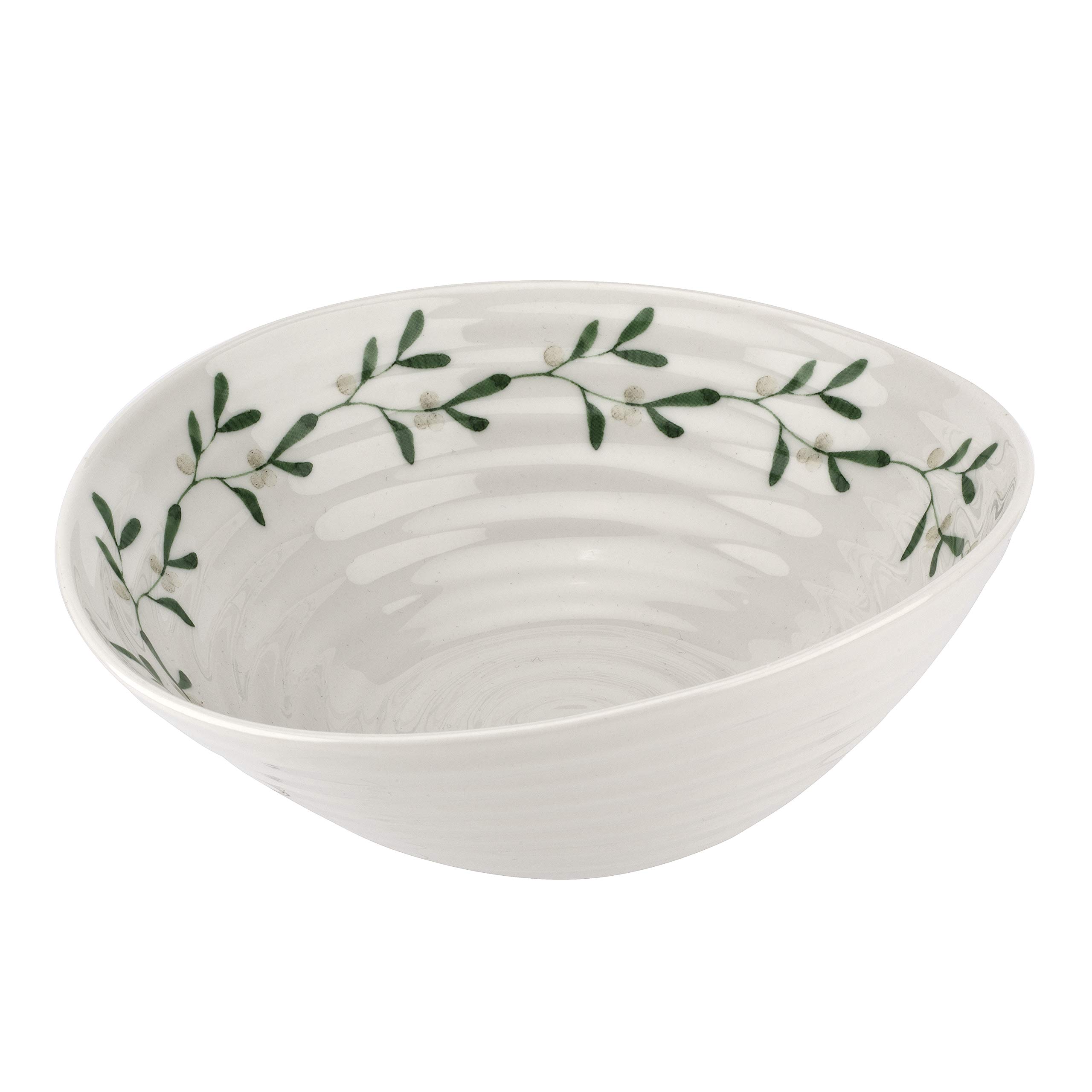 Sophie Conran Portmeirion Mistletoe Porcelain Pasta Bowl Set of 4 23.5cm RRP £86