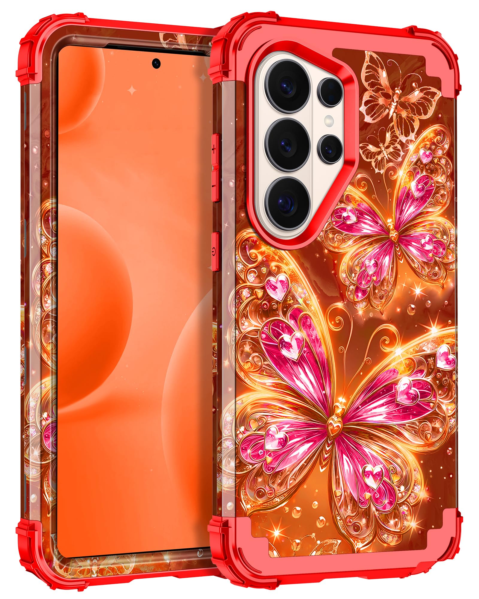 Coque pour Galaxy S26 Ultra phosphorescente robuste antichoc trois couches - 8