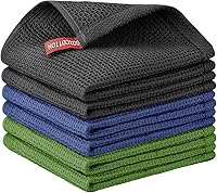 Vista 114 de Nialnant Paquete de 6 toallas de mano de cocina, grandes toallas de té de cocina 100% algodón, paños de cocina para secar platos 13x28 pulgadas