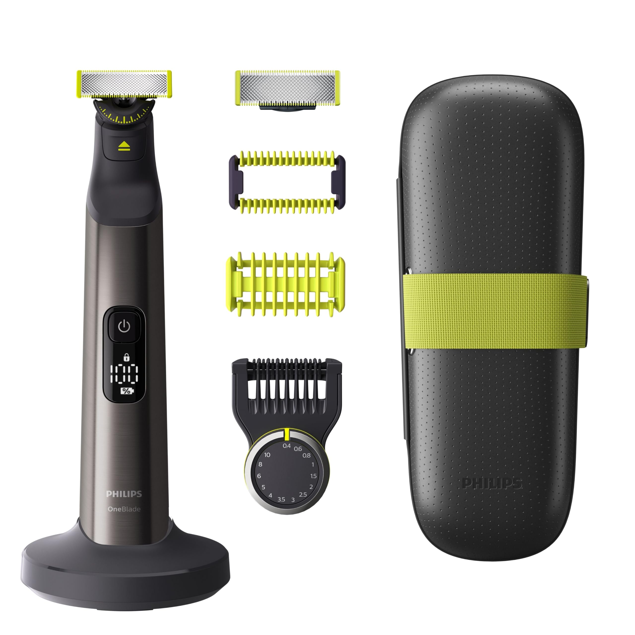 Philips Pae Afeitadora QP6651/​61 OneBlade Pro F+​B, Mango, 1404683, 1.0 unidad