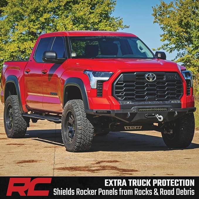 Estribos Rough Country TR2 para Toyota Tundra CrewMax 2022-2026 miniatura 4