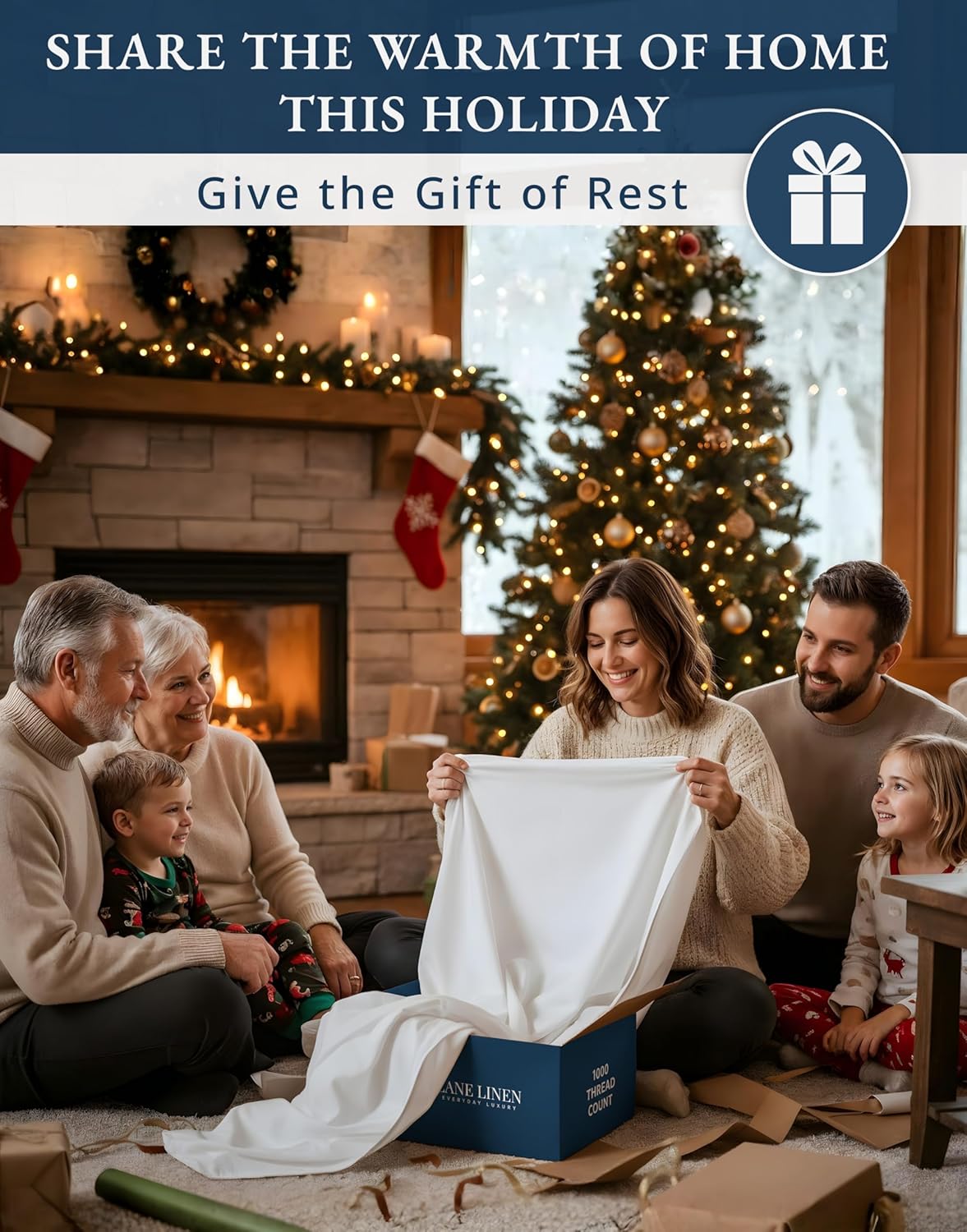 100% Egyptian Cotton Sheets King Size - 1000 Thread Count Silky Sateen King Size Sheets Set, Naturally Cooling & Breathable, Ultra-Soft Hotel Luxury Sheets with 15" Snug Fit Deep Pockets - White - Image 3