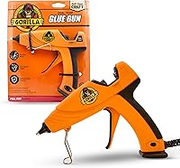 Gorilla Dual Temp Full Size Hot Glue Gun - Precision Nozzle, Easy Squeeze Trigger, Safety Features for Crafts, DIY, Repairs