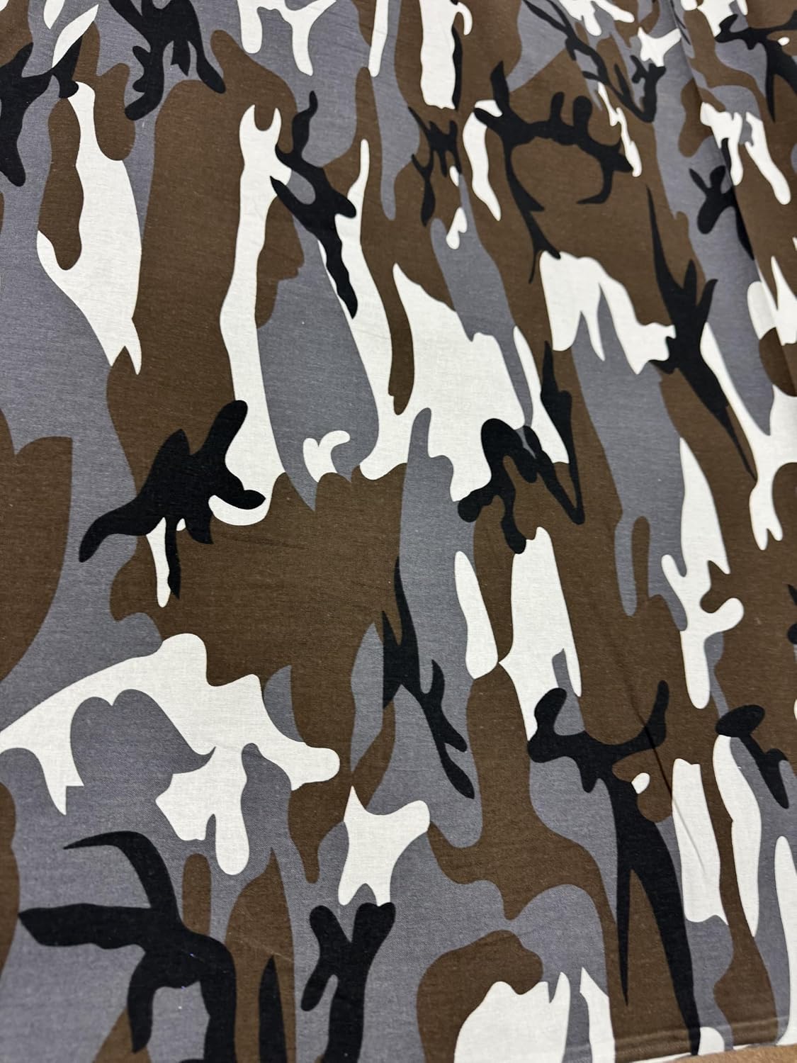Sedona Designz Army Camouflage 100% Cotton Fabric - 60" Wide Material for DIY Projects, Clothing, Masks, Crafts, and Quilting