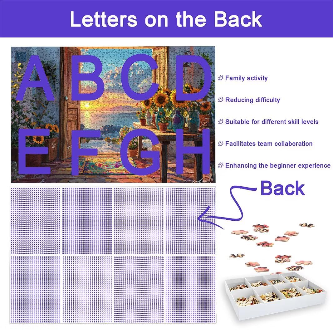 Włochy puzzle dla dorosłych 5000, 5000 puzzli dla dorosłych, 156,5 x 105,5 cm twarde niemożliwe drewniane puzzle, wymagająca gra dla całej rodziny, wystrój domu, motyw: (krajobraz), -8823