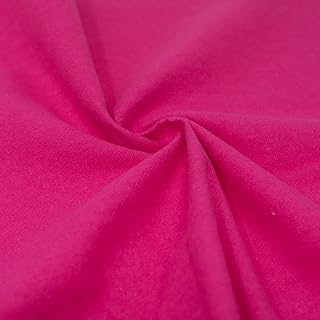 RTC Fabric 100% Cotton Solid Flannel, Bright Pink Cut by The Yard