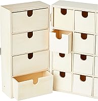 Vista 3 de Artemio Calendario de Adviento para decorar tríptico, madera, 21.7 x 11.0 x 2.6 in, 21.7 x 2.6 x 11.0 in