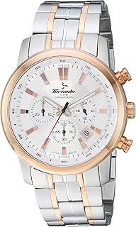 Tornado Men's Silver Dial Stainless Steel Band Watch - T6101-KBKS