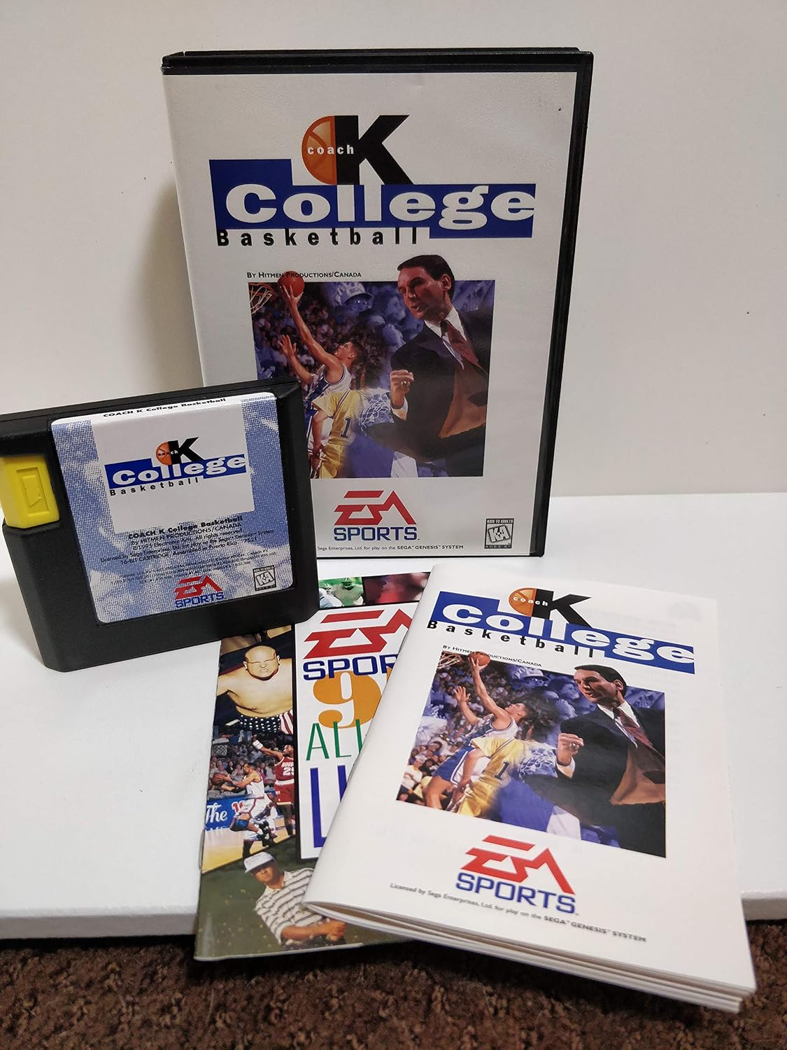 Coach K College Basketball - Sega Genesis
