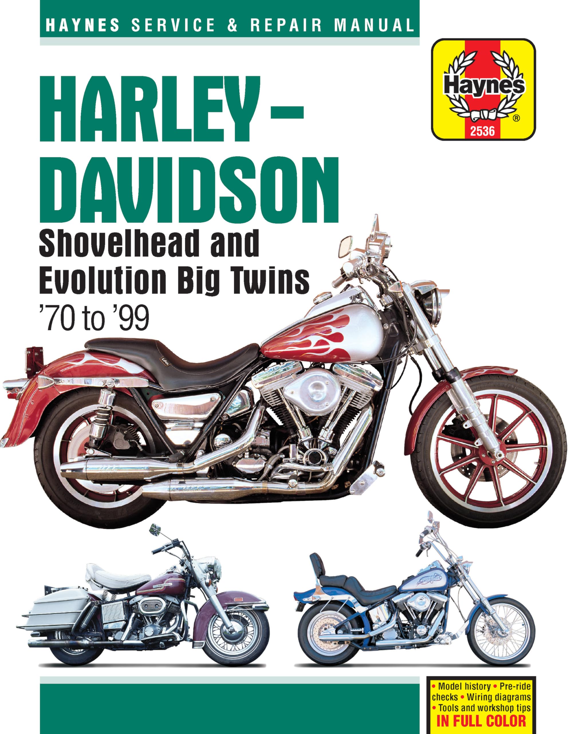 Harley-Davidson Shovelhead and Evolution Big Twins 1970-1999