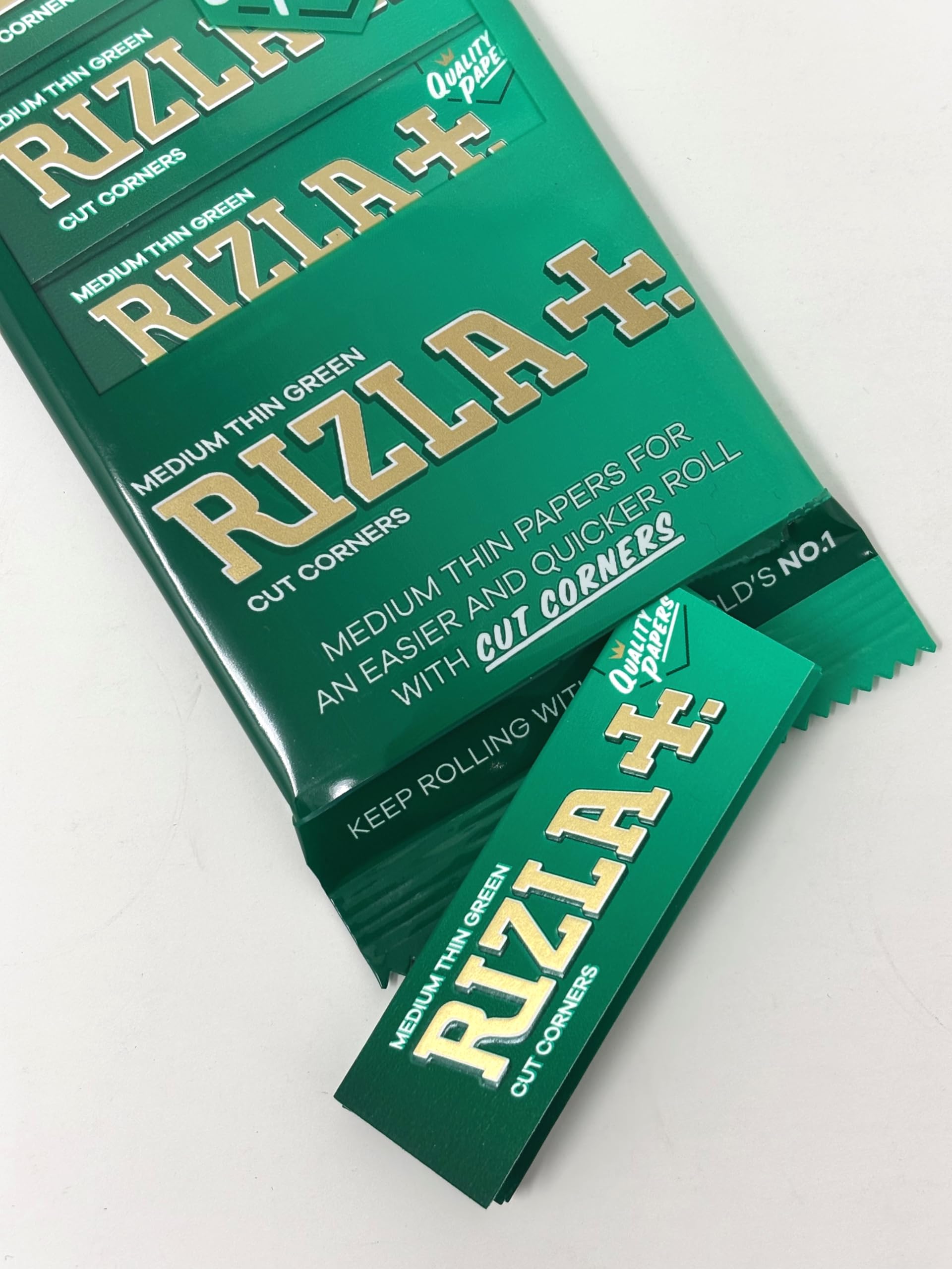 Rizla Zielone papierosy, 100 szt./pudełko, papier o średniej gramaturze od Tobacco Heaven