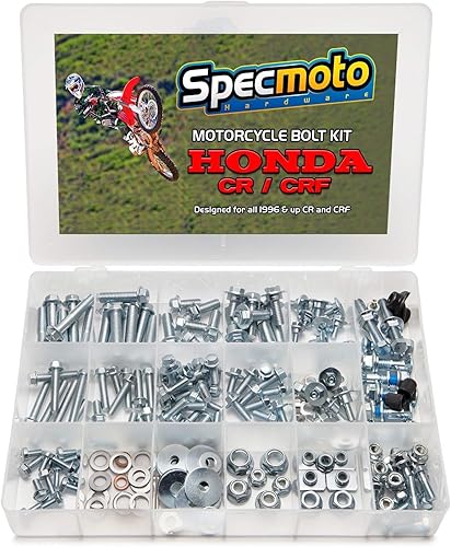Kit de pernos de la marca. Compatible con: Honda CR/CRF CRF-X Model Series Dirt Bike (1996-presente)