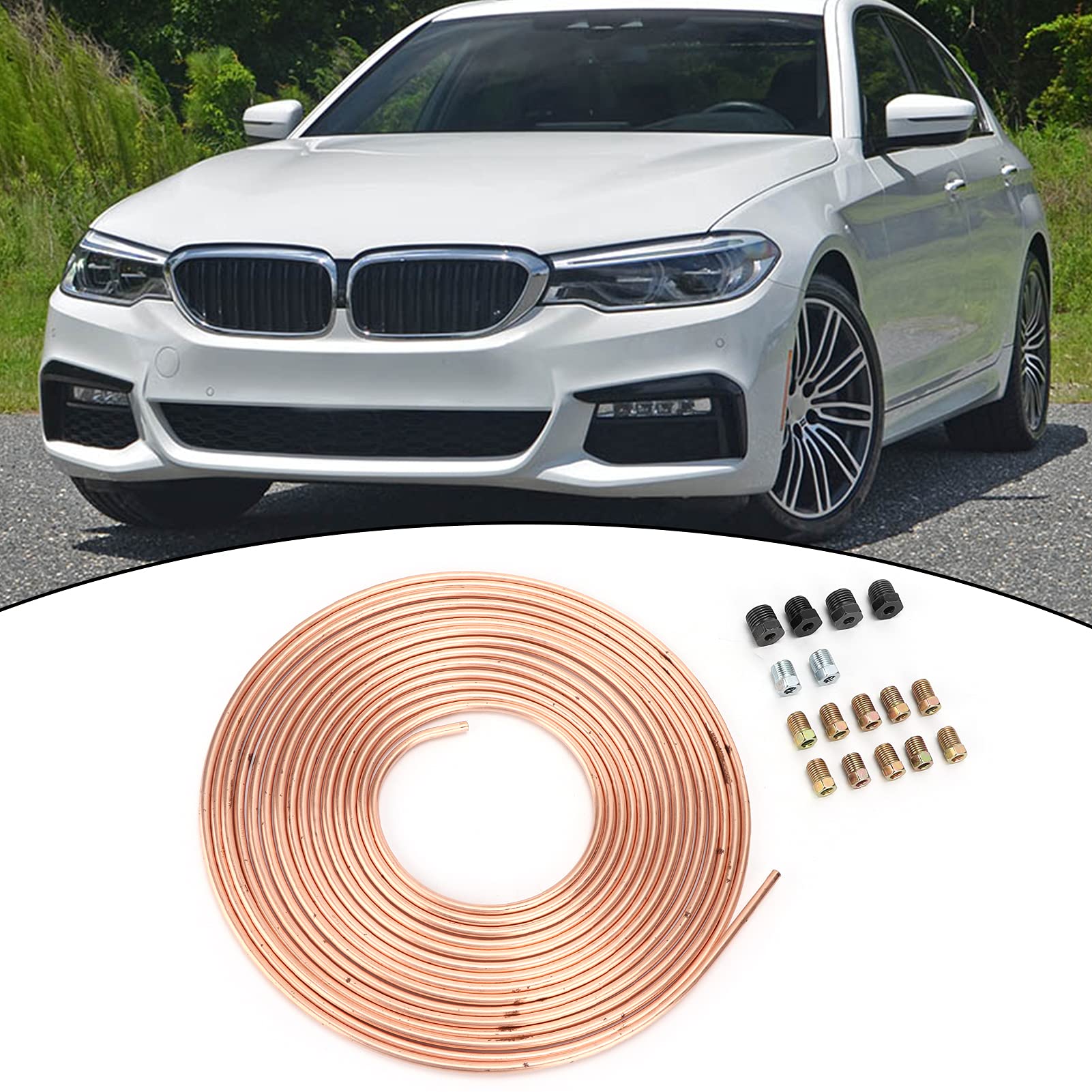 TUBO FRENO RAME PASSO 1 Mm.1000