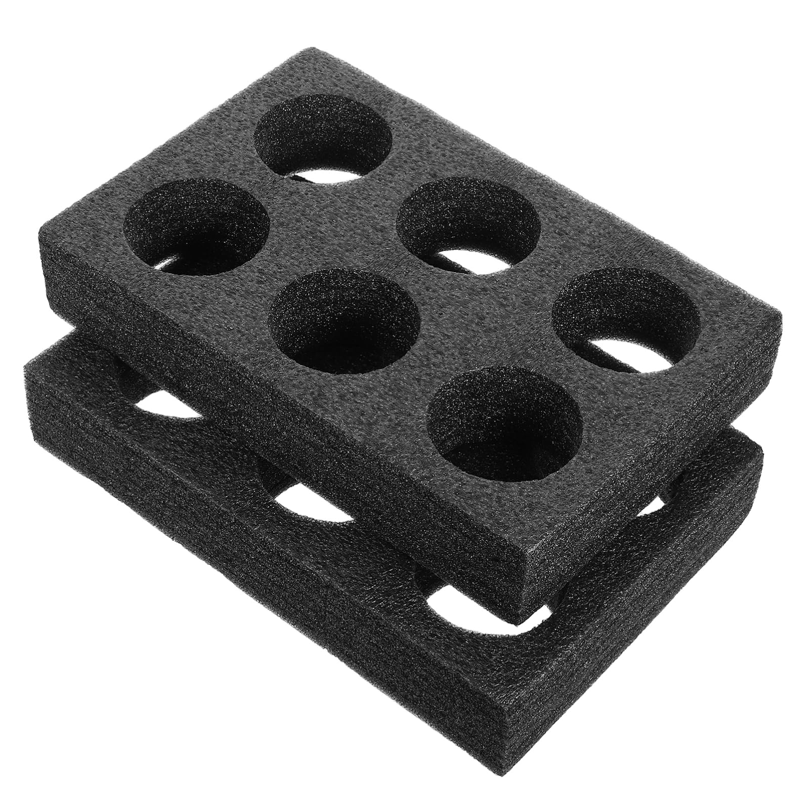 Homoyoyo 2pcs Foam Cup Holder for Mugs Lightweight Sponge Drink Carrier for Rv Camping Boats and Outdoor Use Secure Beverage Tray for Restaurants and Coffee Shops