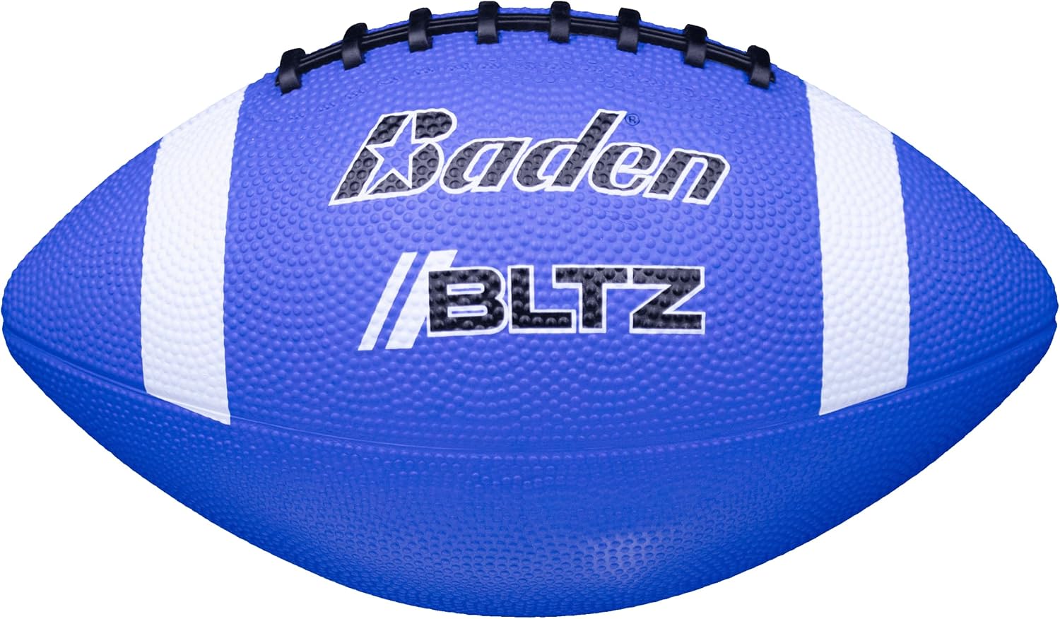Baden | BLTZ | Rubber Football | Peewee, Junior, Youth, Official Sizes | Individually & 6-Pack w/Pump, Mesh Bag