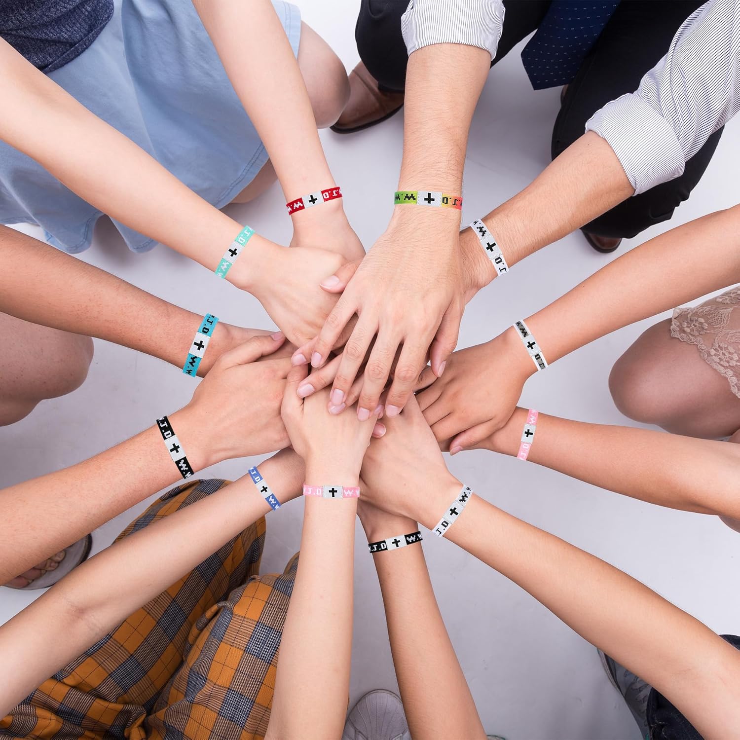 Daily Bible Verse WWJD Bracelet, Christian Jesus Wearable Adjustable Bracelet for Women Men, WWJD Bracelet Scan - What Would Jesus Do Bracelet - Image 6