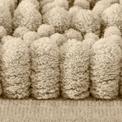 Miniatura 295 de Smiry Alfombras de Baño 24 x 16 pulgadas, Tapetes de Baño de Chenilla Extra Suaves y Absorbentes, Respaldo de Goma Antideslizante, Lavable a Azul