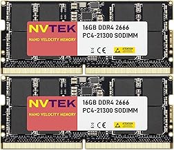 32GB (2X16GB) DDR4 2666MHZ PC4-21300 SODIMM 2Rx8 1.2V CL19 260-PIN Non-ECC Laptop PC Computer Memory KIT