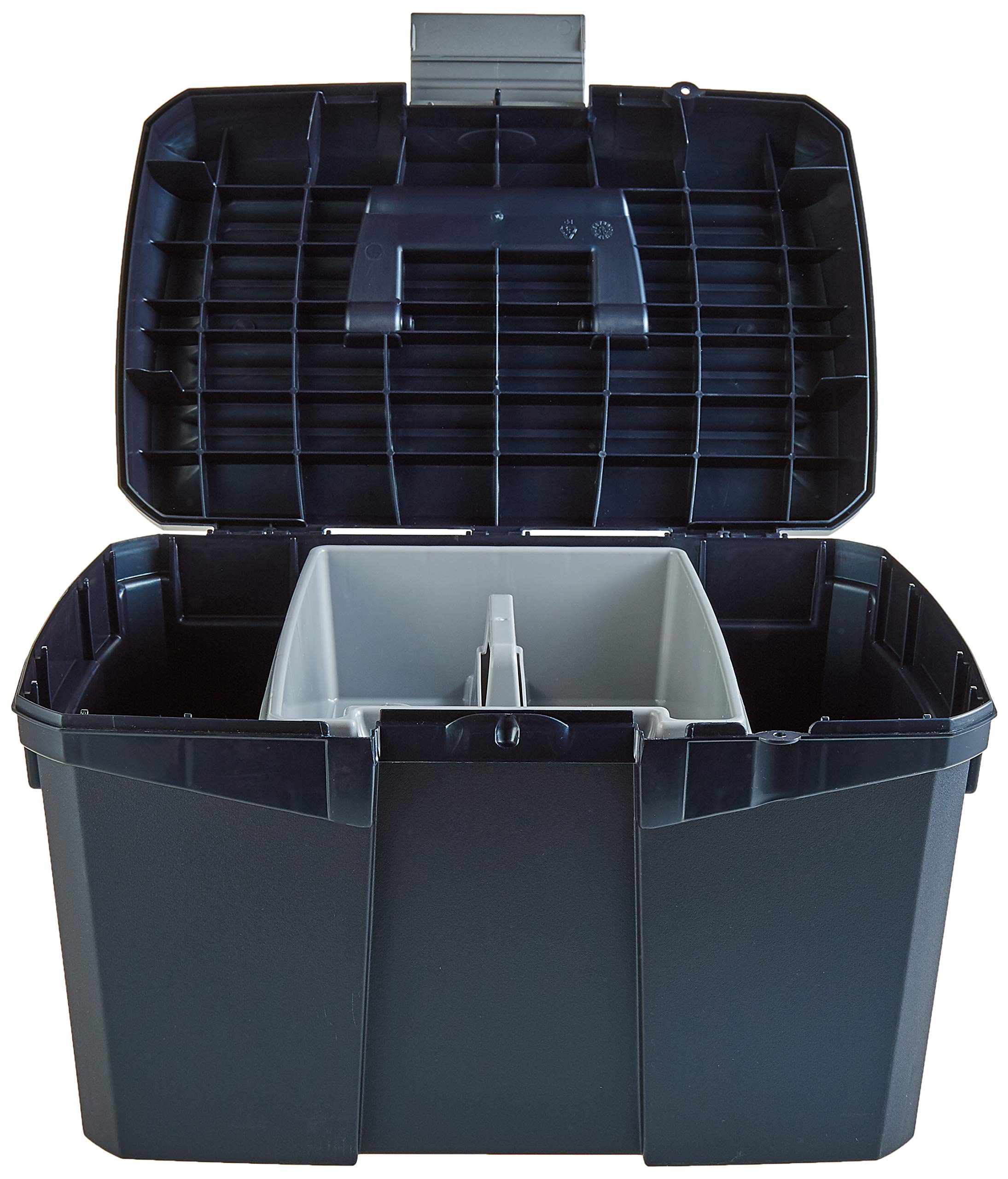 Covalliero Scatola di Pulizia Siena, Blu Scuro, 40x26x24,5 cm, Plastica con Inserto Rimovibile