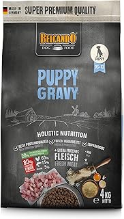 BELCANDO Puppy Gravy [4 kg] Welpenfutter | Trockenfutter für Welpen | Alleinfuttermittel für Welpen bis 4 Monate product image