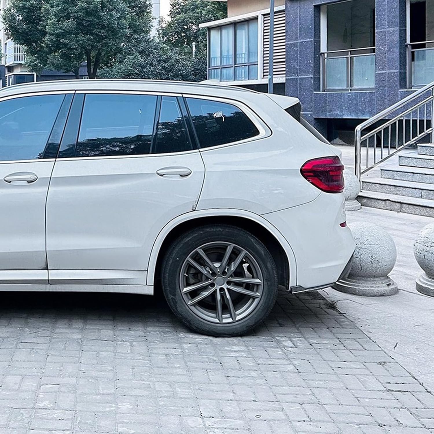 Rear Bumper Side Corner Spoiler Trim For BMW X3 G01 LCI M Sport 2018-2021