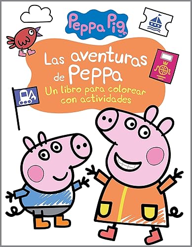 Peppa Pig. Cuaderno de actividades - Las aventuras de Peppa: Un libro para colorear con actividades (Altea)