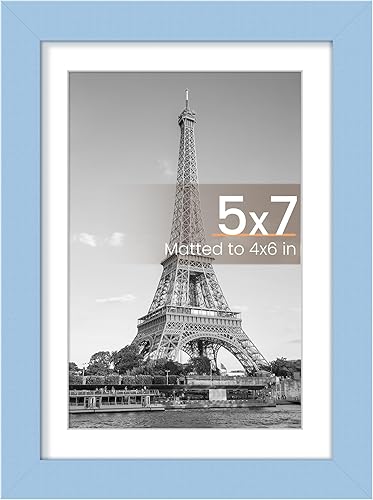 Vista 503 de upsimples - Portarretratos de 8.5 x 11 pulgadas, para fotos de 6 x 8 pulgadas con paspartú o de 8.5 x 11 pulgadas sin paspartú, marcos de fotos