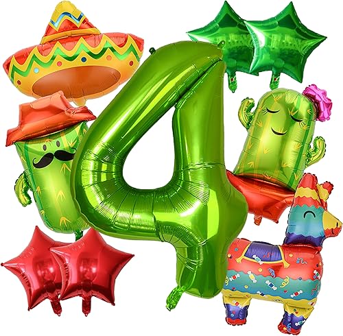 Miniatura 7 de 9 globos grandes de números moxicanos con globos de fiesta, globos de fiesta mexicana, decoraciones de fiesta de fiesta, decoraciones de fiesta de