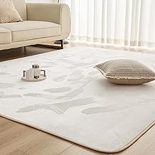 Mensu Carpet Rug, Rug, Washable, 53.1 x 72.8 inches (135 x 185 cm), Approx. 1.5 Tatami (1.5 Tatami), Carpet Flannel Rug, Super Feel, 0.1 inch (4 mm), Anti-Slip, Scandinavian Fashionable,