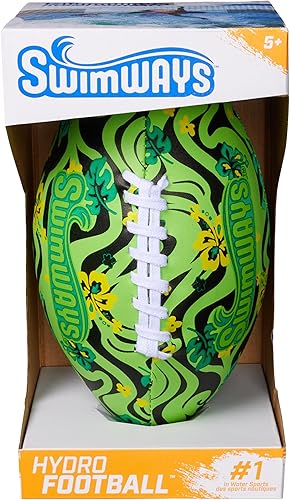 Miniatura 7 de SwimWays Hydro - Balón de fútbol impermeable, 9.25 pulgadas, verde