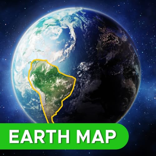 Live Earth Map GPS Satellite - 3D World Navigation, Speed Camera Detector & Geo Game
