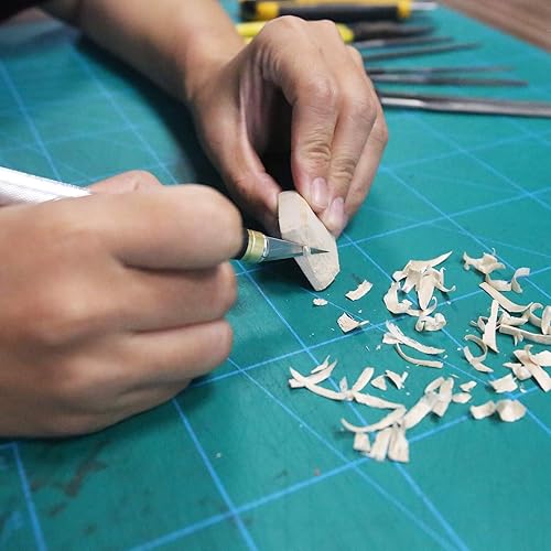 Miniatura 5 de XW Juego de cuchillos Hobby SKS-7 de 1.772 in y cuchillo de precisión para arte, acolchado y manualidades, 12 cuchillas adicionales