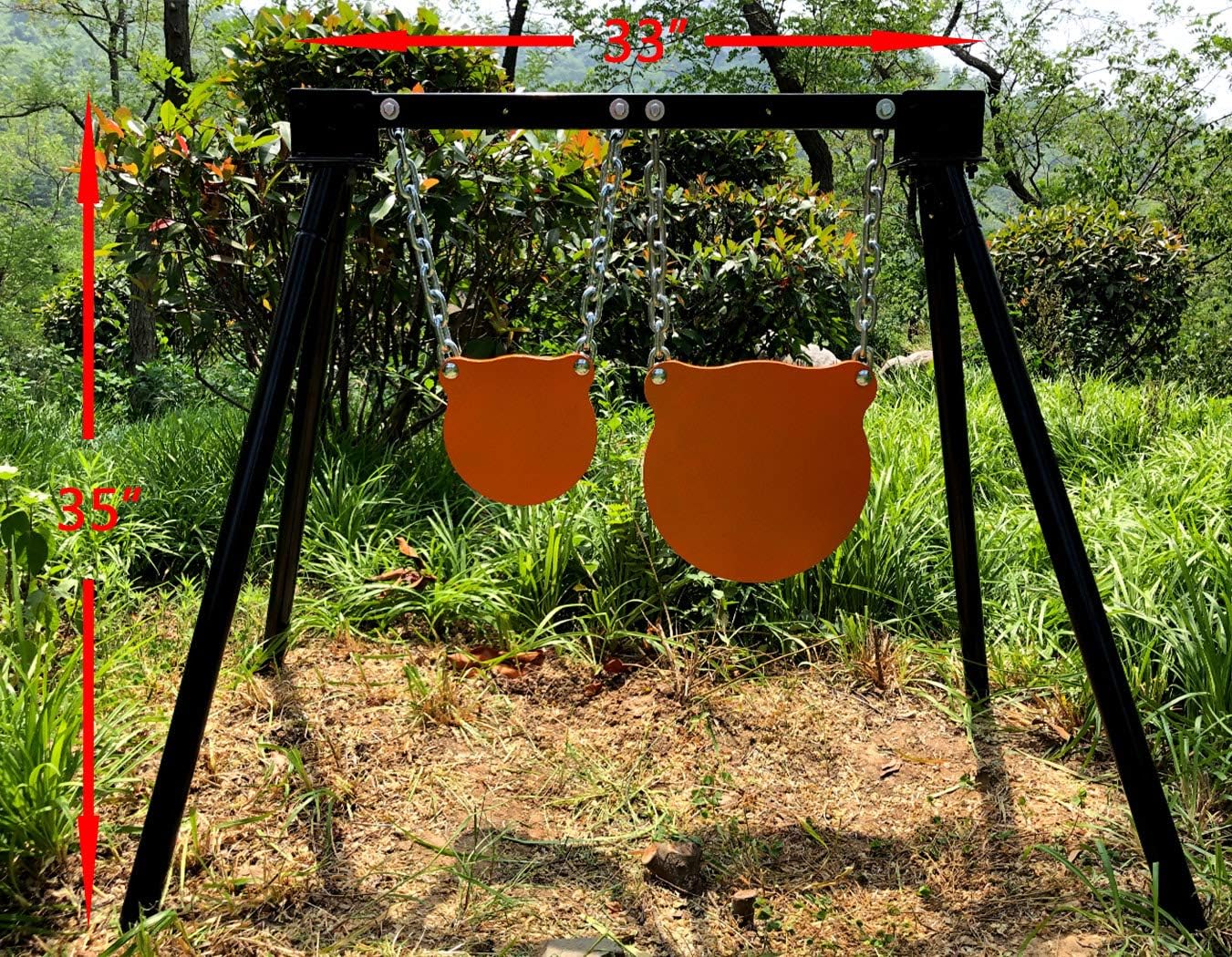 Highwild Steel Target Stand AR500 Shooting Target System Complete Kit Combination (2)