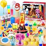 UNGLINGA 210 Experiments Science Kit for Kids Boys Girls Toys Gifts Idea | Chemistry Set, Volcano, Crystal, Magic, S.T.E.M Science Project, Birthday