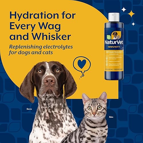Miniatura 3 de NaturVet Concentrado de electrolitos para mascotas para perros y gatos, concentrado líquido de 16 onzas, fabricado en los Estados Unidos con