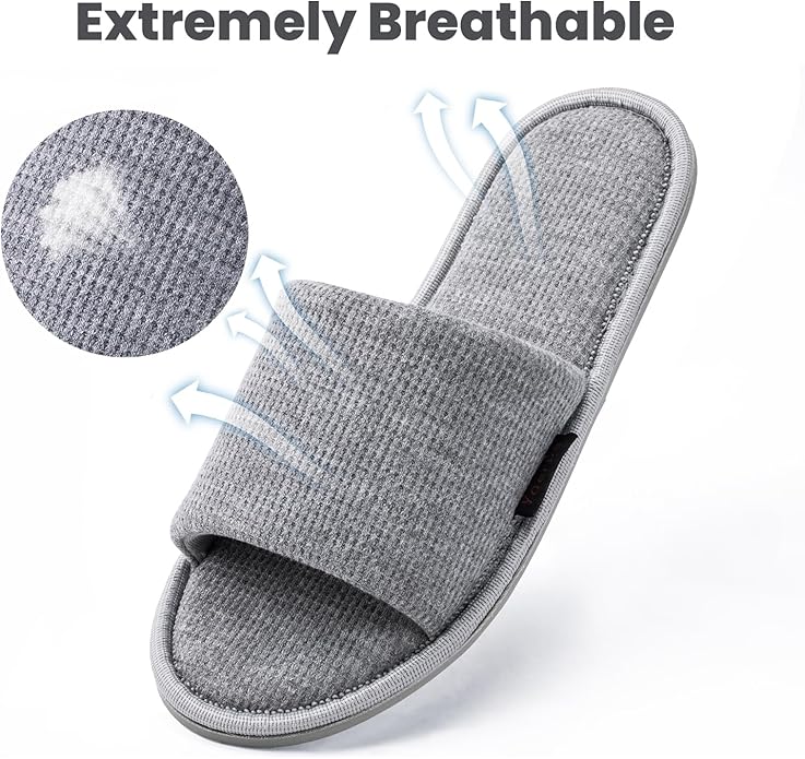 Pantuflas de Casa para Mujer Gris Talla 6 miniatura 3