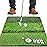 COSPORTIC Golf Hitting Mat,Golf Training Mat for Swing Driving Chipping with Advanced Artificial Turf, Golf Practice Mat 16x26,Golf Gifts for Men Women Indoor Outdoor