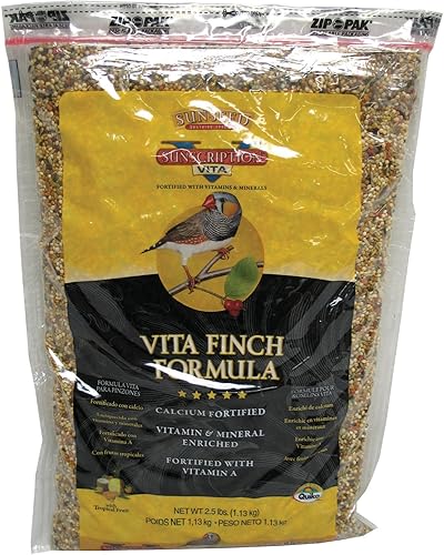 Sunseed Company Vita Finch Fórmula para pájaros, tamaño: 2.5 libras