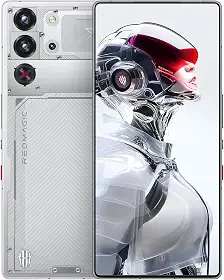 REDMAGIC 10S Pro Smartphone, Celular para Jogos 144Hz, Android 5G, 16GB RAM + 512GB ROM, Snapdragon 8 Elite Leading Version, Tela AMOLED 1.5K de 6.85', Câmera de 50MP, Celular Desbloqueado Moonlight