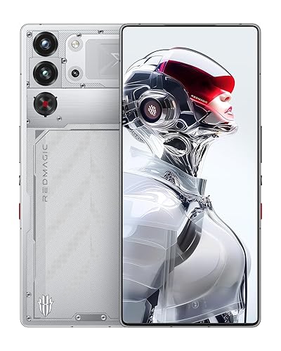 REDMAGIC 10S Pro Smartphone 5G, 144Hz Gaming Phone, 6.85" 1.5K AMOLED, Under Display Camera, Android Phone, 16+512GB, Dual-Sim, Unlocked Phone Silver - 10S Pro Silver 16+512 GB