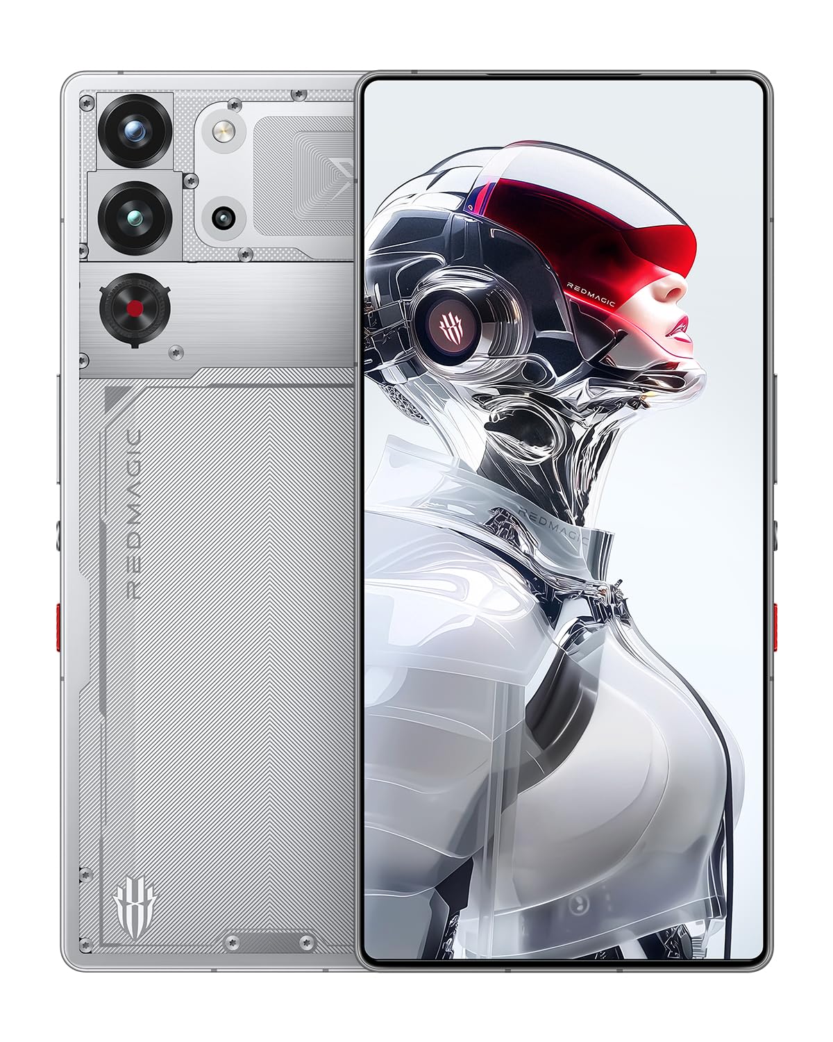 REDMAGIC10S Pro Smartphone 5G, 144Hz Gaming Phone, 6.85" 1.5K AMOLED, Under Display Camera, Android Phone, 16+512GB, Dual-Sim, Unlocked Phone Silver
