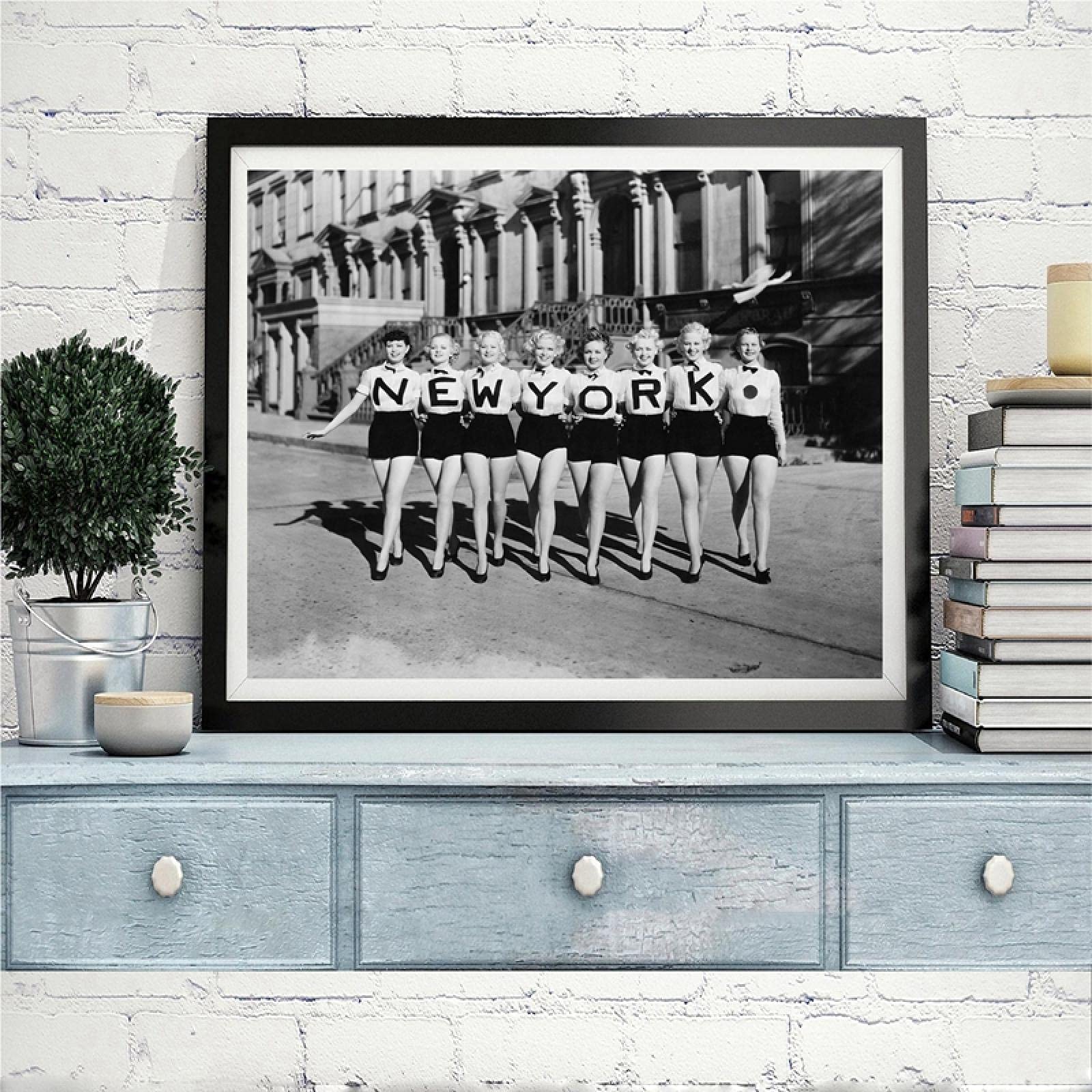 Peinture Image Décor à la Maison Noir et Blanc Grand Format 70x100 - 8